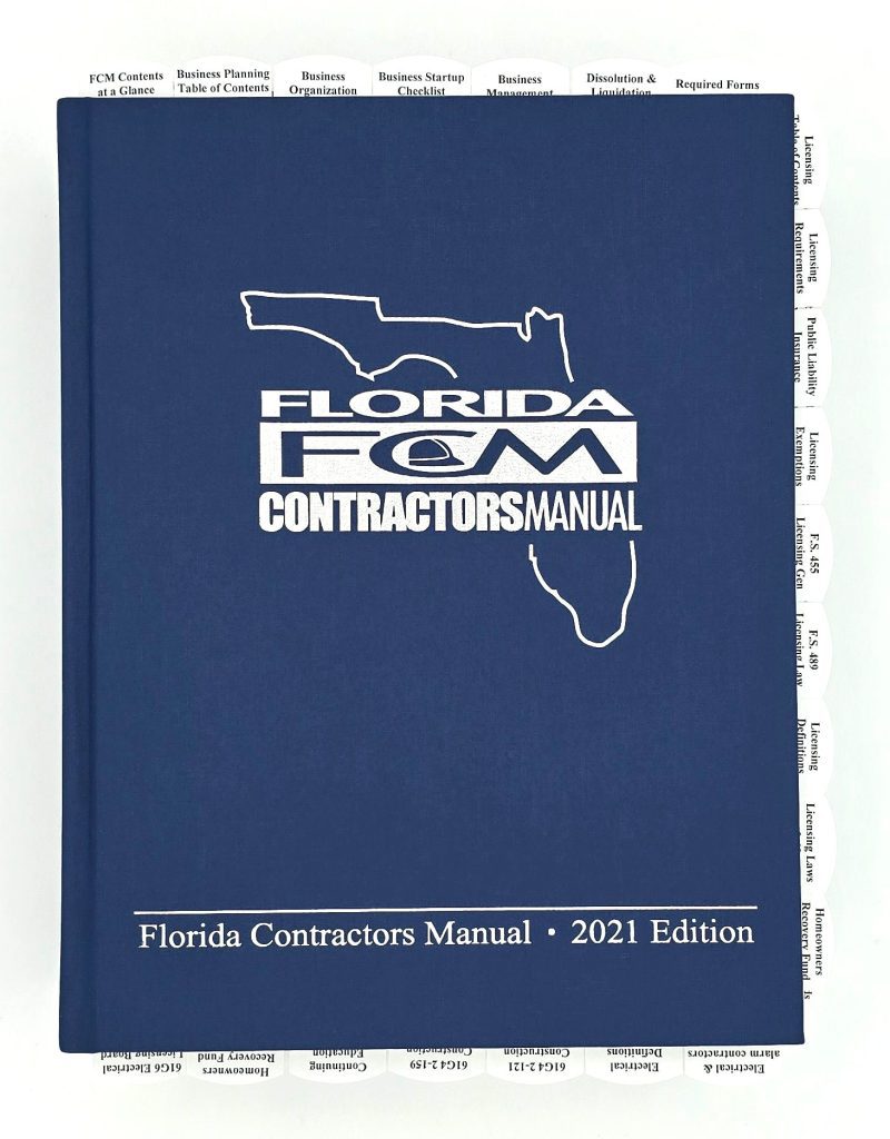 FLORIDA CONTRACTORS MANUAL H T 1