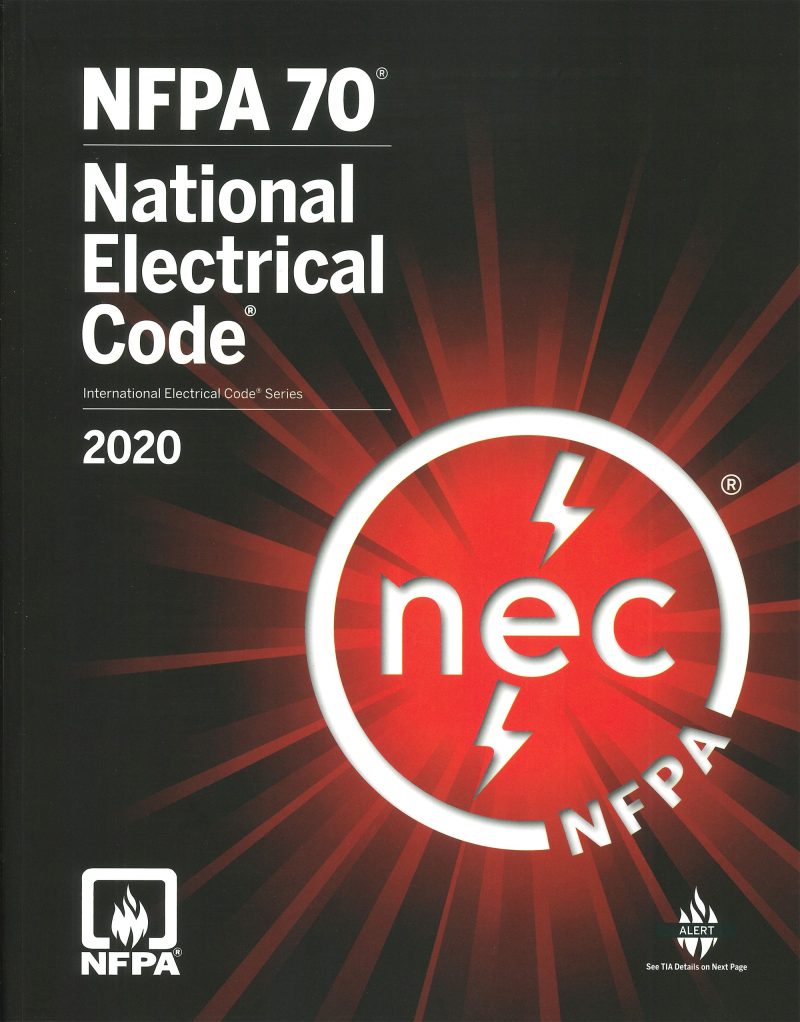 NFPA 70 2020 NATIONAL ELECTRIC CODE FRONT COVER