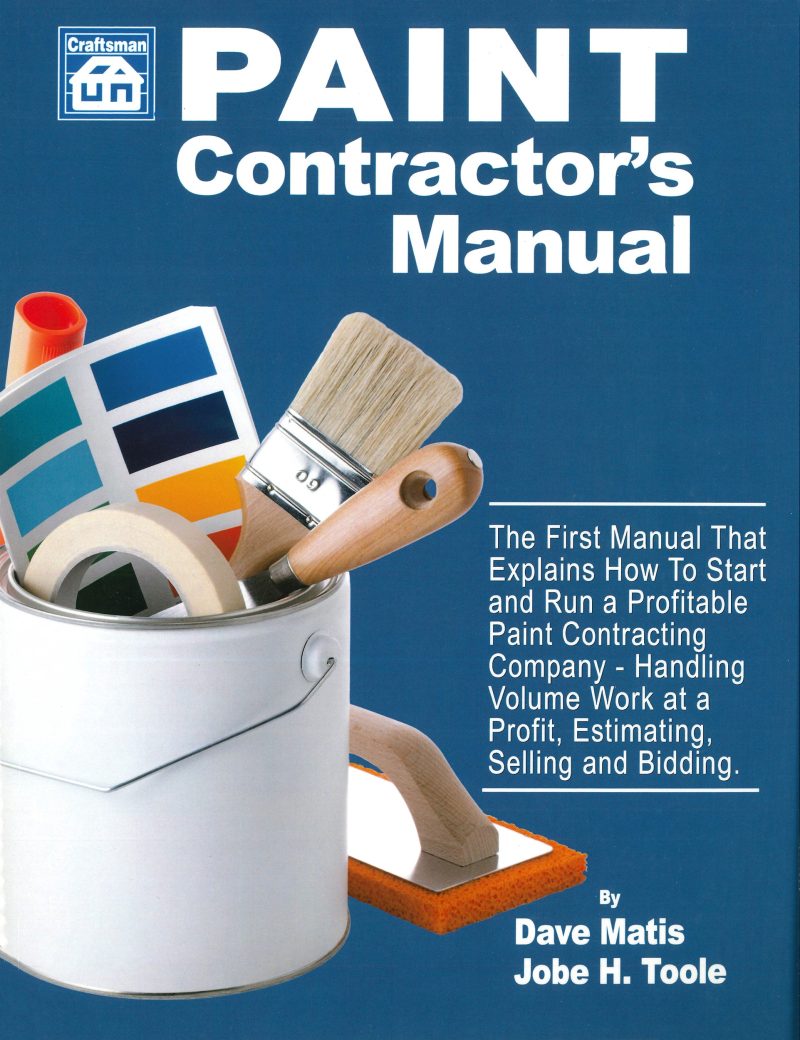 PAINT CONTRACTORS MANUAL FRONT COVER